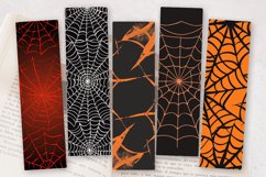 Halloween Spooky Spiderweb PNG Bookmark Sublimation Design Product Image 2