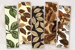 Coffee Leaves PNG Bookmark Sublimation Designs Product Image 2