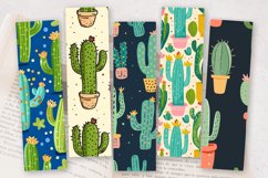 Fun Cactus PNG Bookmark Sublimation Design Product Image 2
