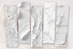 Luxury White PNG Bookmark Sublimation Design Product Image 2