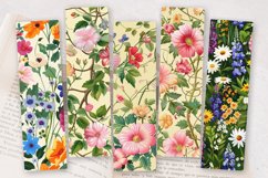 English Floral Garden PNG Bookmark Sublimation Designs Product Image 2
