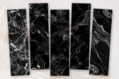 Black marble PNG Bookmark Sublimation Design Product Image 2