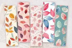 Cute Romantic Leaves PNG Bookmark Sublimation Designs Product Image 2