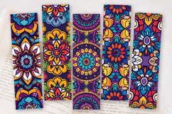 Colorful Mandala PNG Bookmark Sublimation Designs Product Image 2