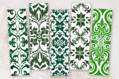 Green and White PNG Bookmark Sublimation Design Product Image 2