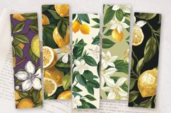 Lemon Blossoms PNG Bookmark Sublimation Designs Product Image 2
