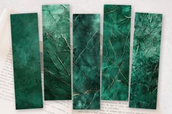 Luxury Emerald Green PNG Bookmark Sublimation Design Product Image 2