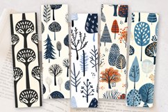 Nordic Trees PNG Bookmark Sublimation Design Product Image 2
