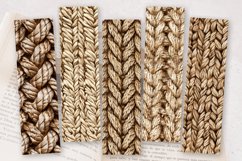 Jute Stitch Knitted PNG Bookmark Sublimation Designs Product Image 2
