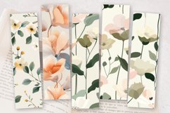 Soft Spring Blooming Flower PNG Bookmark Sublimation Designs Product Image 2
