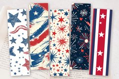 Fourth of July PNG Bookmark Sublimation Design Product Image 2