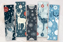 Winter Christmas PNG Bookmark Sublimation Design Product Image 2