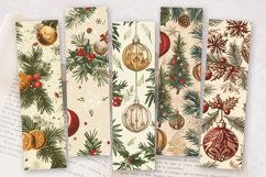 Vintage Christmas PNG Bookmark Sublimation Design Product Image 2