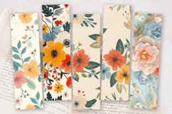Bouquet Flower Cottagecore PNG Bookmark Sublimation Designs Product Image 2