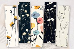 Sparse Flowers PNG Bookmark Sublimation Designs Product Image 2