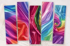 Rainbow Satin Cloth PNG Bookmark Sublimation Designs Product Image 2