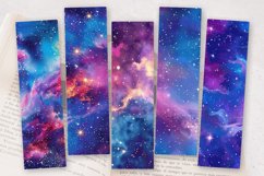 Galaxy Glitter Vibrant Celestial PNG Bookmark Sublimation De Product Image 2