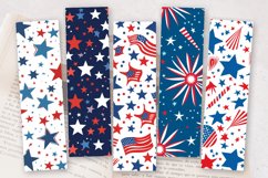 4th of July Star &amp; Stripe PNG Bookmark Sublimation Designs Product Image 2