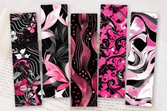 Pink and Black Fashion PNG Bookmark Sublimation Design Product Image 2