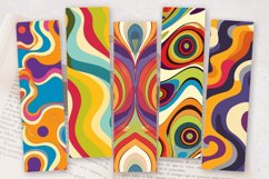 Retro Groovy PNG Bookmark Sublimation Designs Product Image 2