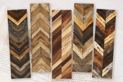Chevron Wood Texture Floor PNG Bookmark Sublimation Design Product Image 2
