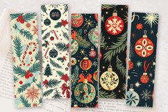 Color Christmas PNG Bookmark Sublimation Design Product Image 2