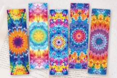 Tie Dye Kaleidoscope Vibrant PNG Bookmark Sublimation Des Product Image 2