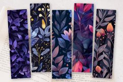 Twilight Flora PNG Bookmark Sublimation Design Product Image 2