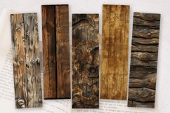 Wood Grain PNG Bookmark Sublimation Design Product Image 2