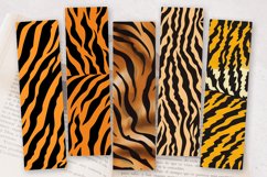 Tiger Stripe Skin Print PNG Bookmark Sublimation Designs Product Image 2