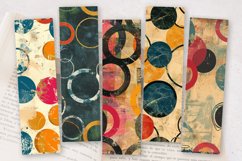 Abstract Grunge Circles PNG Bookmark Sublimation Designs Product Image 2