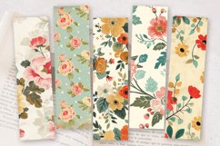 Retro Wedding Flowers PNG Bookmark Sublimation Designs Product Image 2