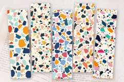 Colorful Terrazzo PNG Bookmark Sublimation Designs Product Image 2
