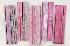 Pink Wood PNG Bookmark Sublimation Design Product Image 2