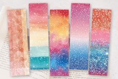 Summer Ombre Glitter PNG Bookmark Sublimation Designs Product Image 2