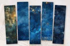 Celestial Starry Night PNG Bookmark Sublimation Design Product Image 2