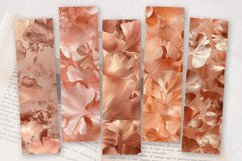 Rose Gold Ginkgo PNG Bookmark Sublimation Design Product Image 2