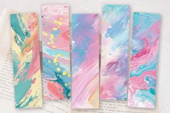 Pastel Acrylic Paint PNG Bookmark Sublimation Designs Product Image 2