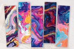 Colorful Marble PNG Bookmark Sublimation Designs Product Image 2