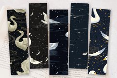 Night Swans PNG Bookmark Sublimation Design Product Image 2