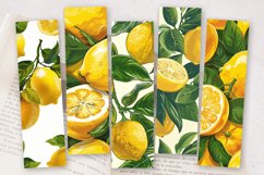 Lemons PNG Bookmark Sublimation Design Product Image 2