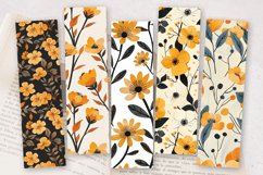 Mustards Blooms PNG Bookmark Sublimation Designs Product Image 2