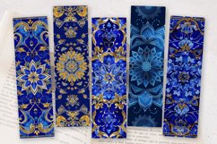 Lapis Lazuli Persian PNG Bookmark Sublimation Design Product Image 2