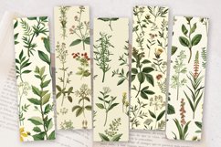 Cottagecore Vintage Botanical Herb PNG Bookmark Sublimation Product Image 2