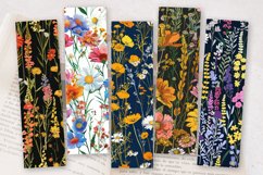 Meadow Flowers PNG Bookmark Sublimation Design Product Image 2
