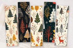 Autumn Forest Christmas PNG Bookmark Sublimation Design Product Image 2