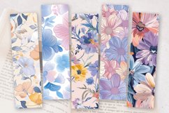 Pastel Floral Medley PNG Bookmark Sublimation Designs Product Image 2
