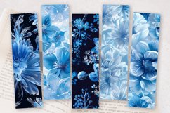 Winter Frozen Flowers PNG Bookmark Sublimation Designs Product Image 2
