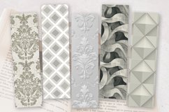 Grey Fabric Vintage Soft PNG Bookmark Sublimation Designs Product Image 2