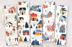 Winter Huts &amp; Houses PNG Bookmark Sublimation Designs Product Image 2